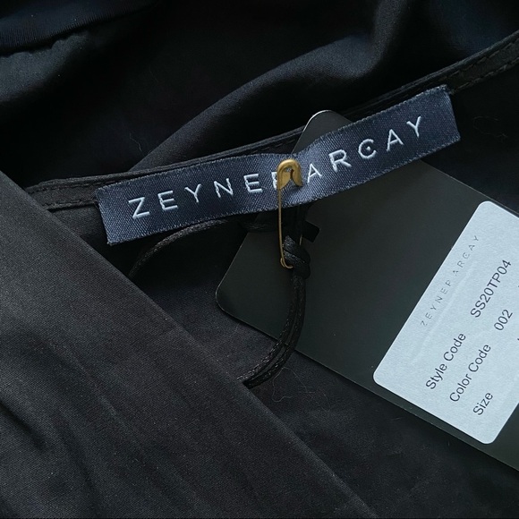 ZEYNEP ARCAY Puff Sleeve Wrap Bodysuit - Picture 5 of 8